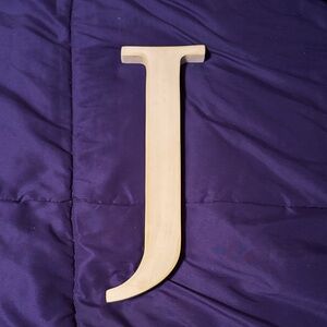 New Pottery Barn kids Wooden Letter J Decor